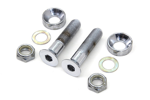 Colony Lower Shock Mount Kit Chrome - 9986-8